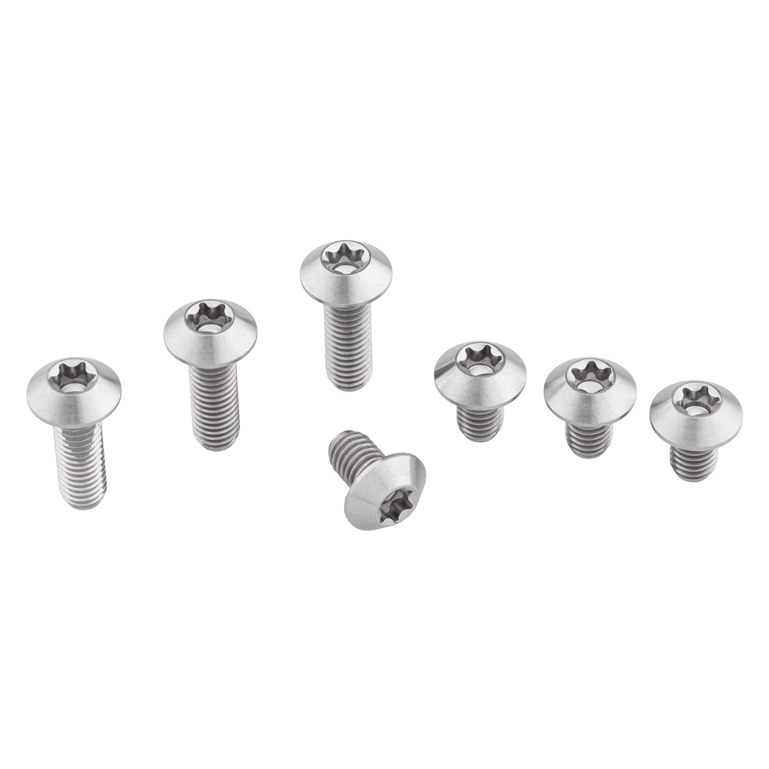 Wolf Tooth B-RAD Titanium Bolt Upgrade Kit - 3 Long Bolts and 4 Short Bolts