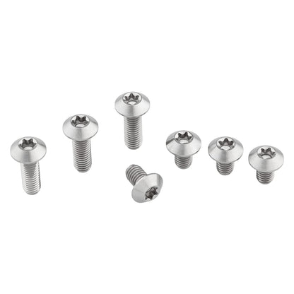 Wolf Tooth B-RAD Titanium Bolt Upgrade Kit - 3 Long Bolts and 4 Short Bolts
