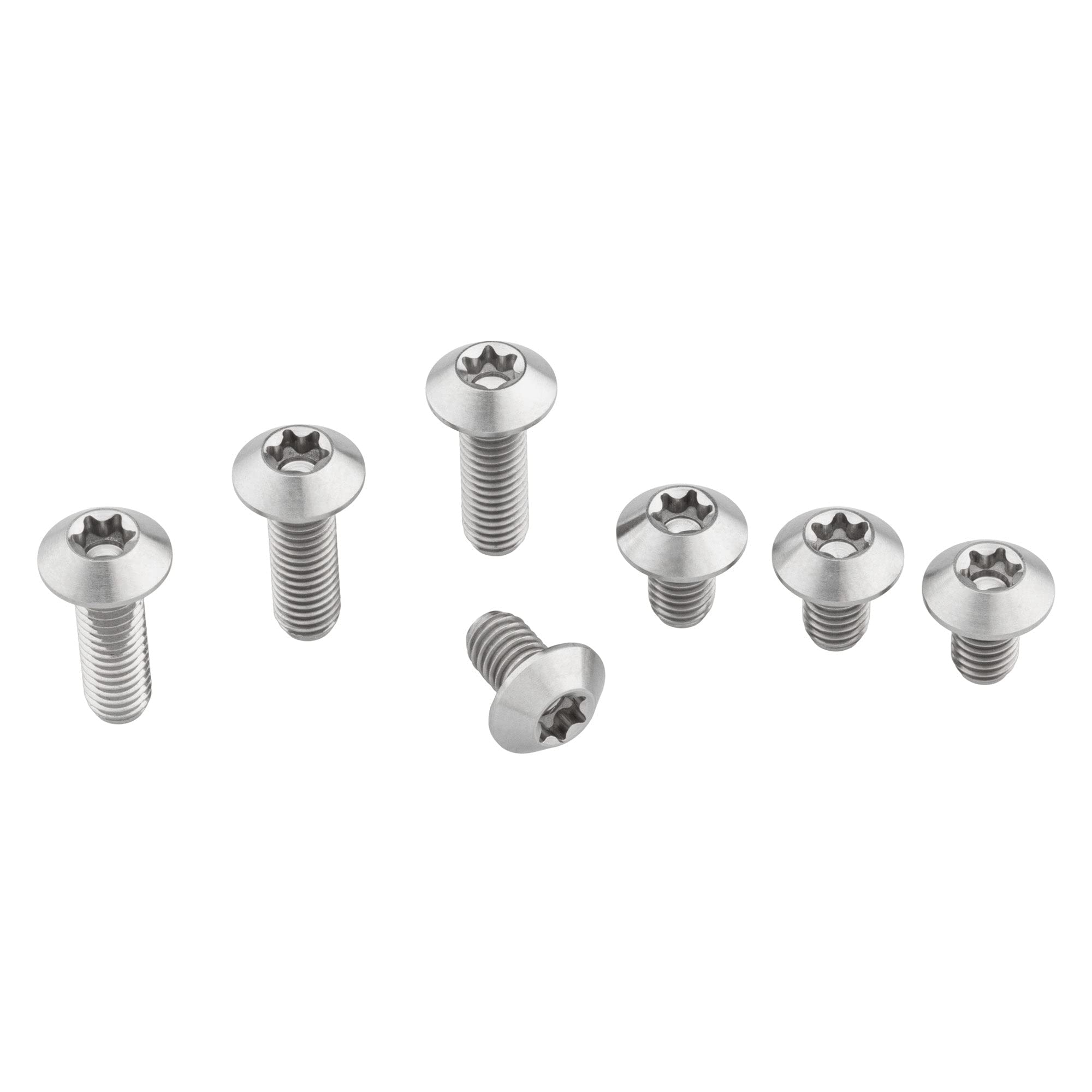 Wolf Tooth B-RAD Titanium Bolt Upgrade Kit - 3 Long Bolts and 4 Short Bolts