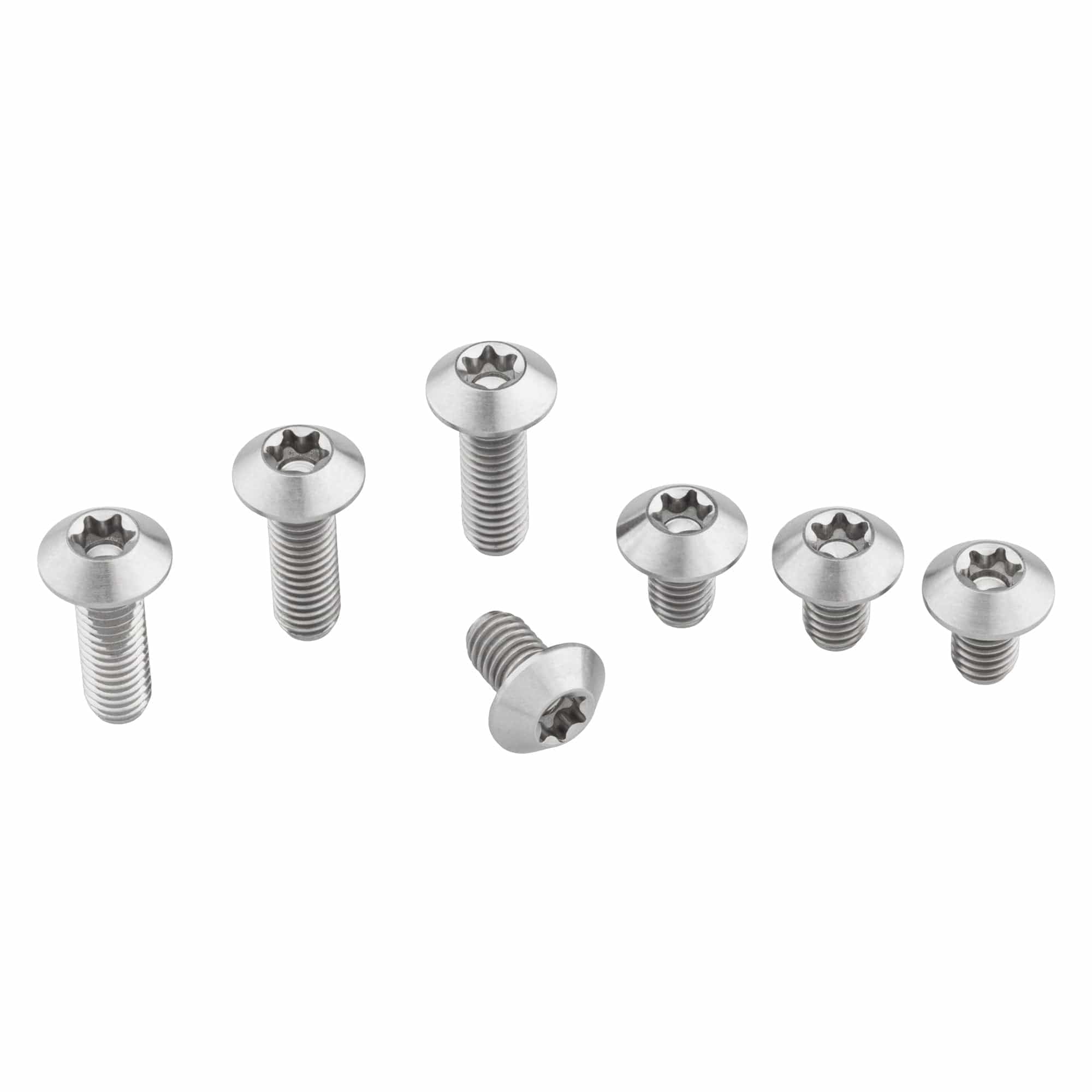 Wolf Tooth B-RAD Titanium Bolt Upgrade Kit - 3 Long Bolts and 4 Short Bolts