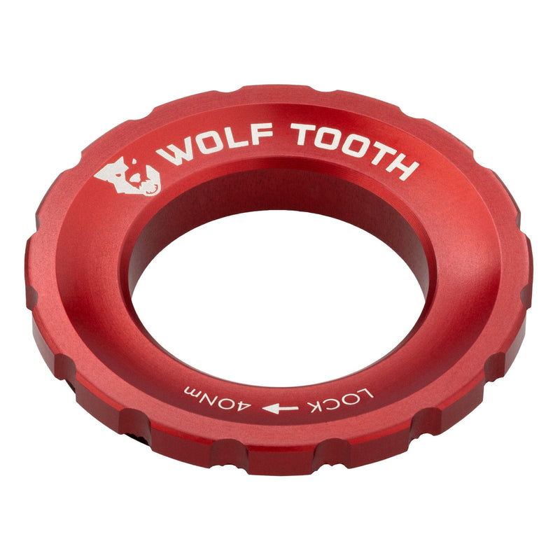 Wolf Tooth Centrelock Rotor Lockring External Spline Red One Size