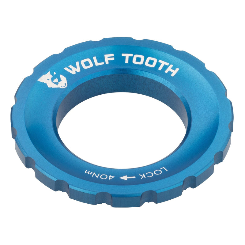 Wolf Tooth Centrelock Rotor Lockring External Spline Blue One Size