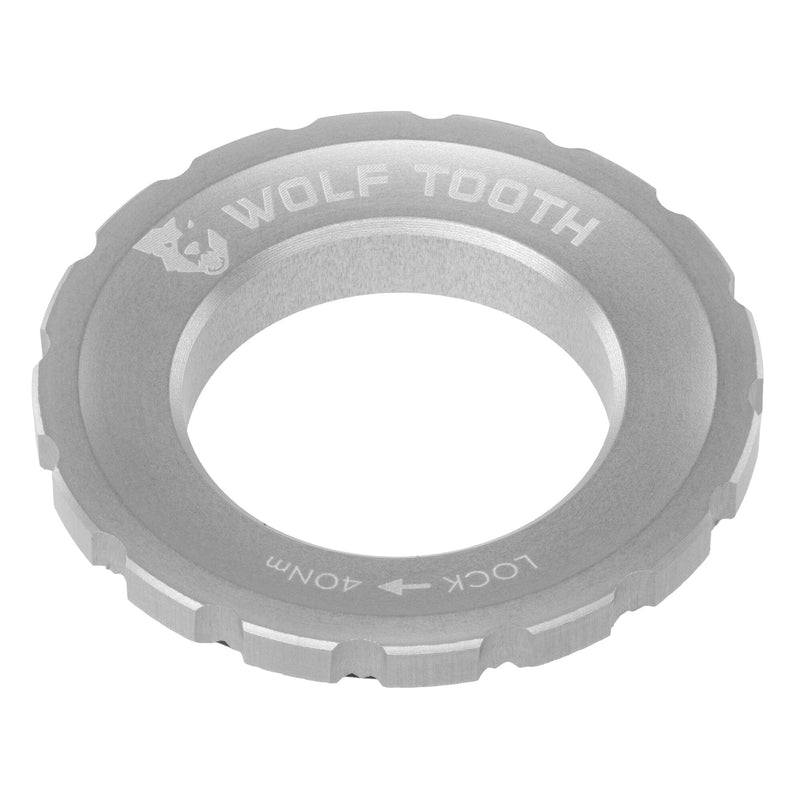 Wolf Tooth Centerlock Rotor Bague de verrouillage Argent