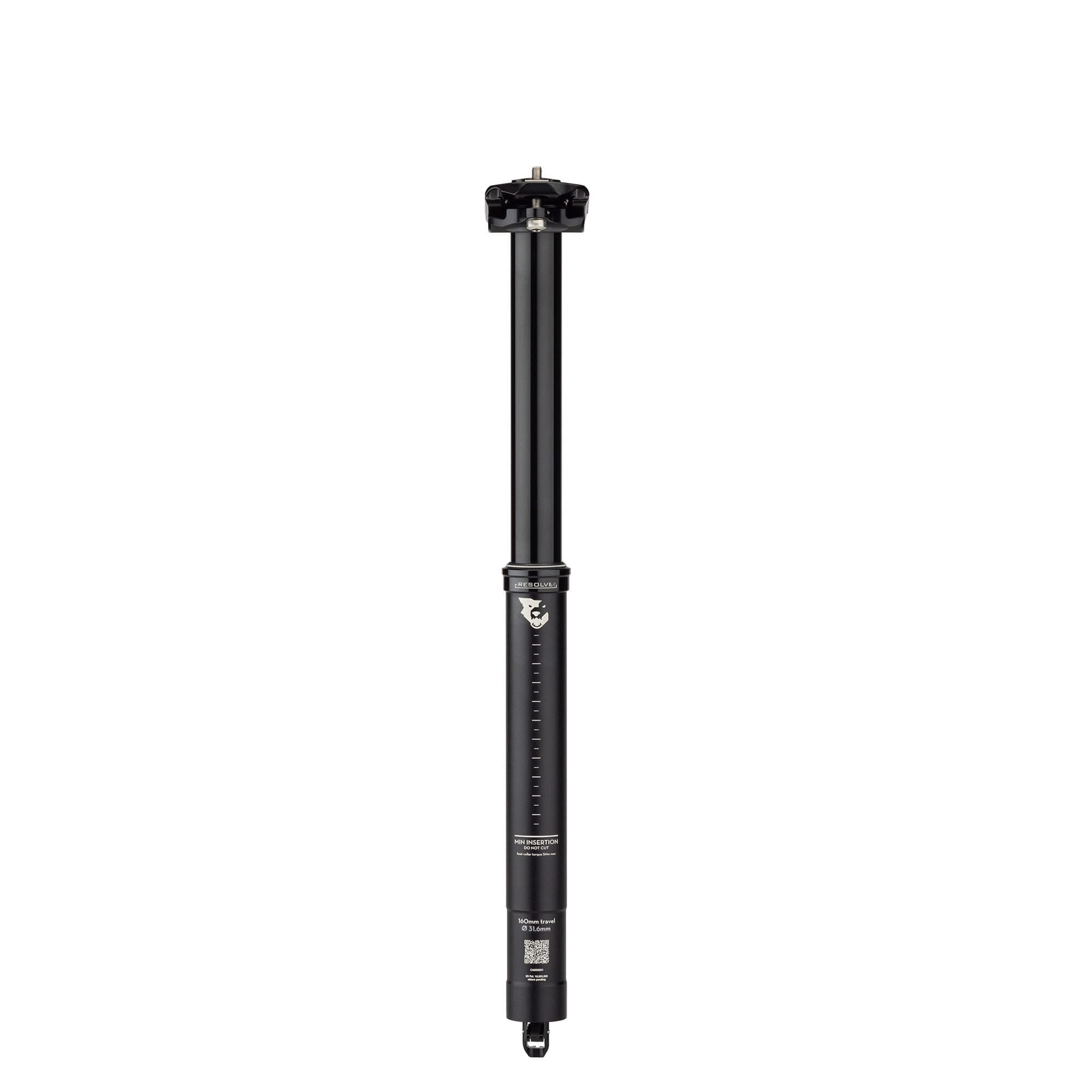 Wolf Tooth Resolve Dropper Post Black 31.6 x 160mm