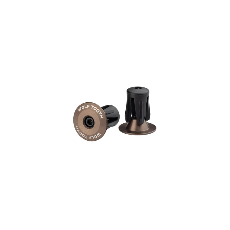 Wolf Tooth Alloy Bar End Plugs Espresso One Size