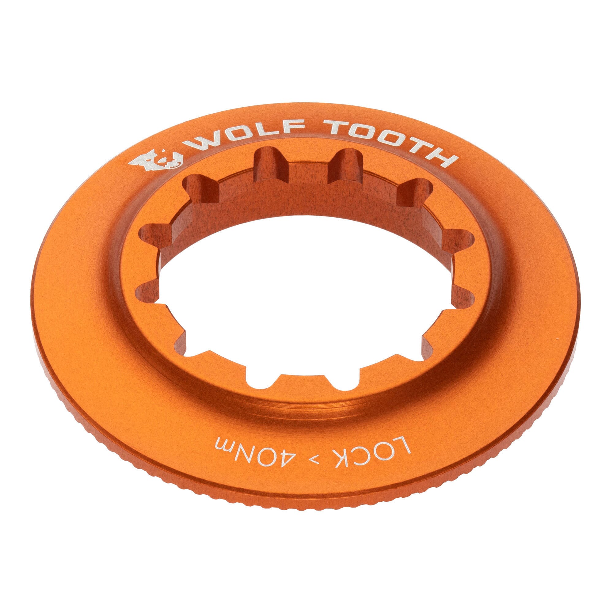 Wolf Tooth Centrelock Rotor Lockring Internal Spline Orange One Size