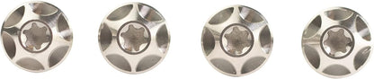 SILCA Titanium Water Bottle cage Screws | Set of 4 | Custom Wide Button Head