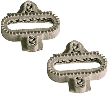 SILCA Kit tacchette Ti stampate in 3D | Pedali Shimano SPD | 1 coppia con viti e piastre in titanio