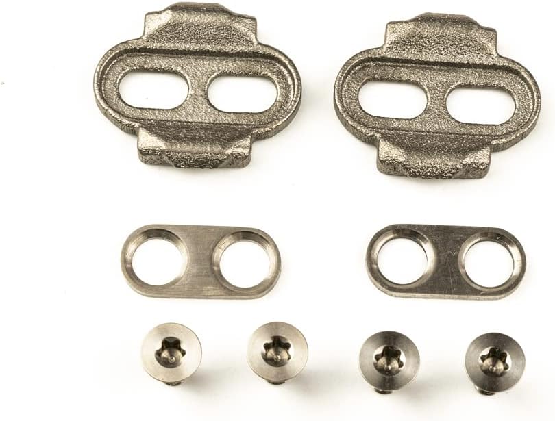 SILCA 3D Printed Titanium Cleat kit | Crank Brothers MTN Pedals | Titanium Hardware Included