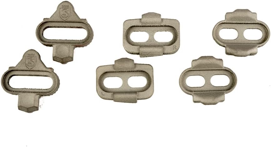 SILCA 3D Printed Titanium Cleat kit | Crank Brothers MTN Pedals | Titanium Hardware Included