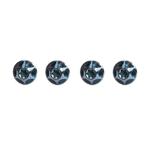 Silca Titanium Bottle Cage Bolts, Aqua (Pack of 4)