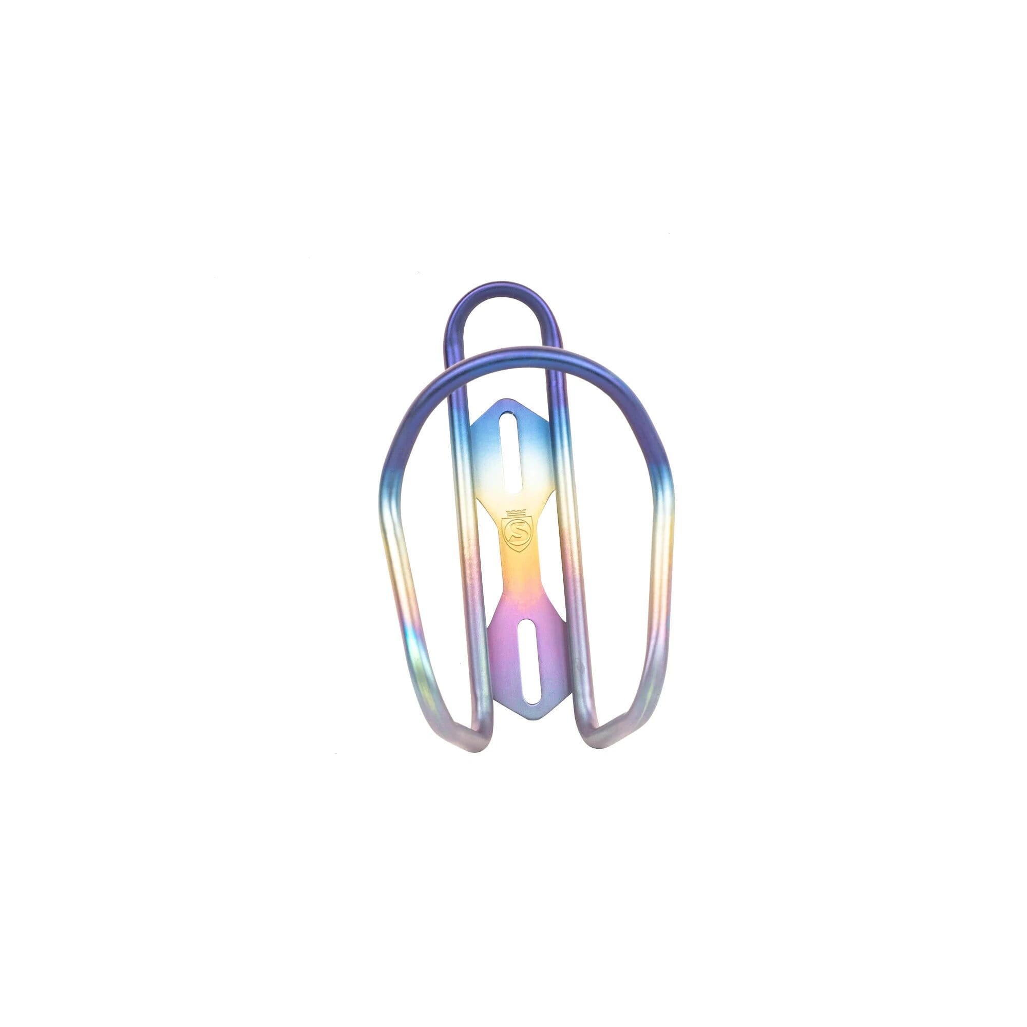 Silca Sicuro Anodised Titanium Bottle Cages Rainbow One Size