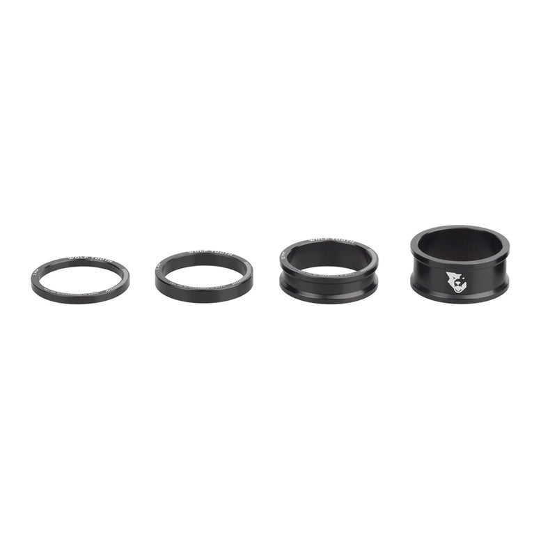 Wolf Tooth Precision Headset Spacers Black KIT1