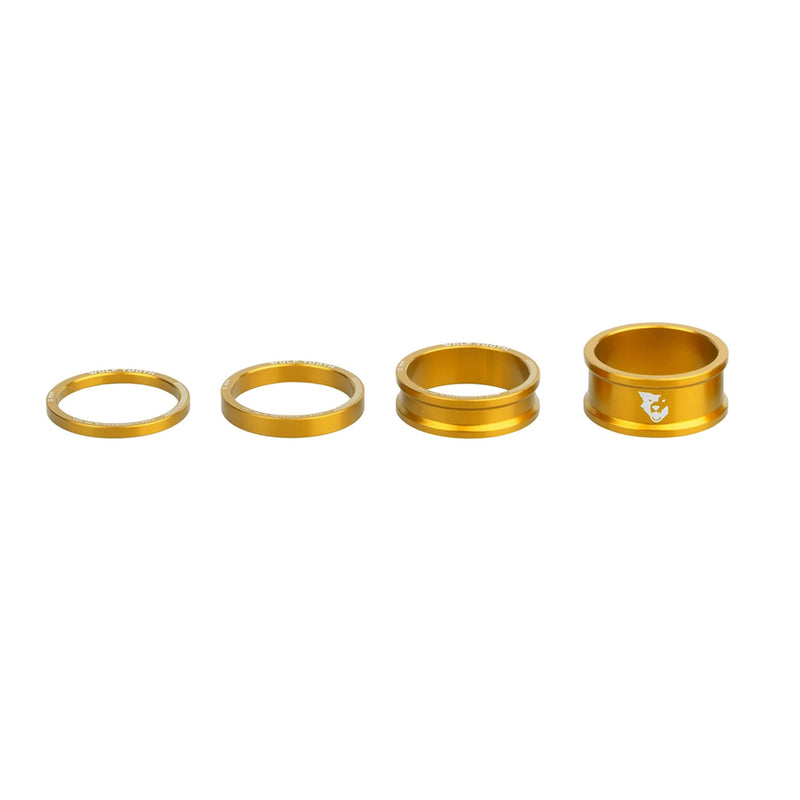 Wolf Tooth Precision Headset Spacers Gold KIT1