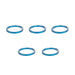 Wolf Tooth Precision Headset Spacers - 5 Pack Blue 3mm