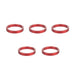 Wolf Tooth Precision Headset Spacers - 5 Pack Red 5mm