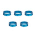 Wolf Tooth Precision Headset Spacers - 5 Pack Blue 10mm