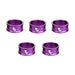 Wolf Tooth Precision Headset Spacers - 5 Pack Purple 15mm