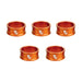 Wolf Tooth Precision Headset Spacers - 5 Pack Orange 15mm
