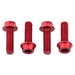 Wolf Tooth Water Bottle Cage Bolts Red 4 Pieces