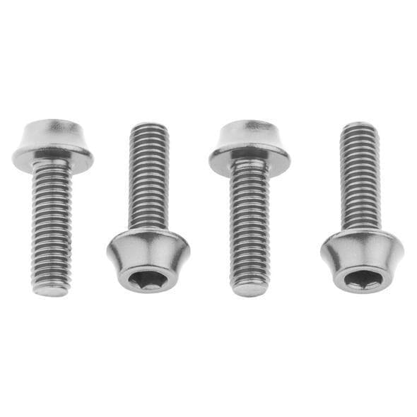 Wolf Tooth Water Bottle Cage Bolts Silver 4 Pieces
