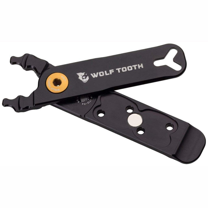 Wolf Tooth Pack Pliers Master Link Combo Chain Tool (Black/Gold