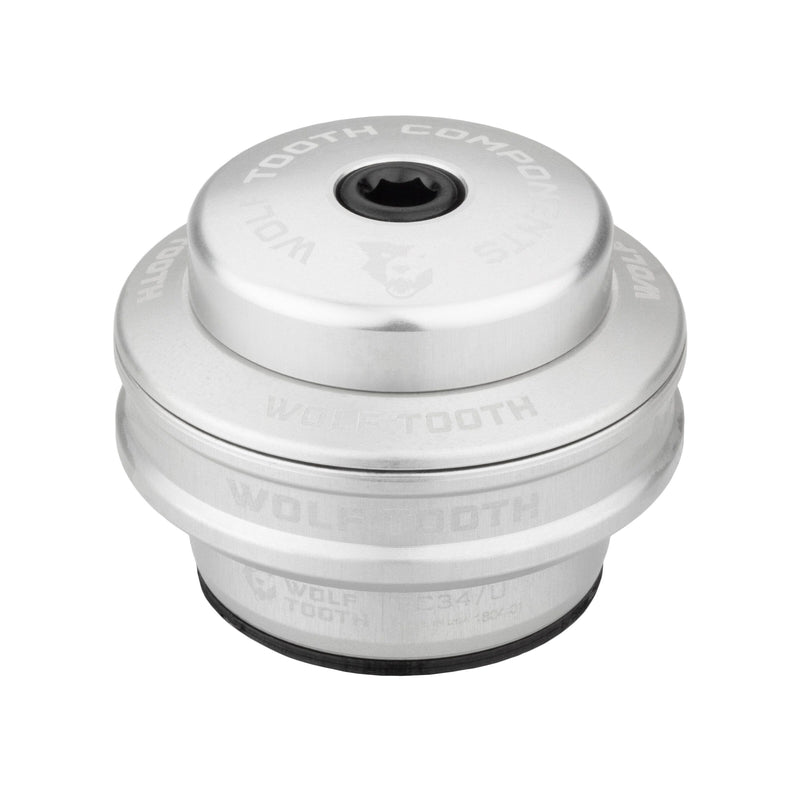 Wolf Tooth Premium External Cup Headset Silver Upper EC34 5mm