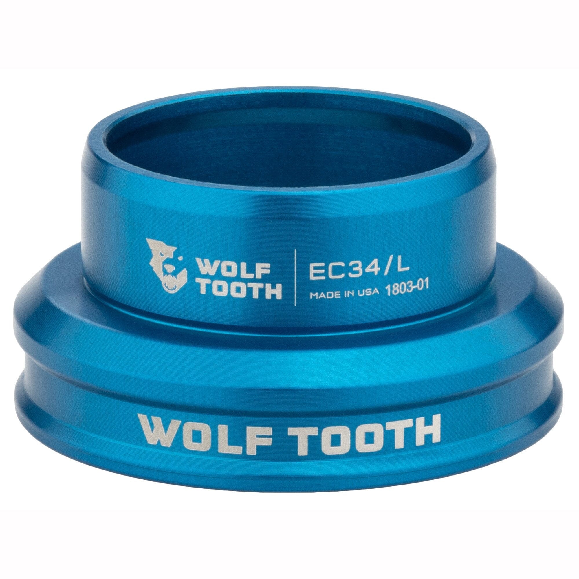 Wolf Tooth Premium External Cup Headset Blue Lower EC34/30