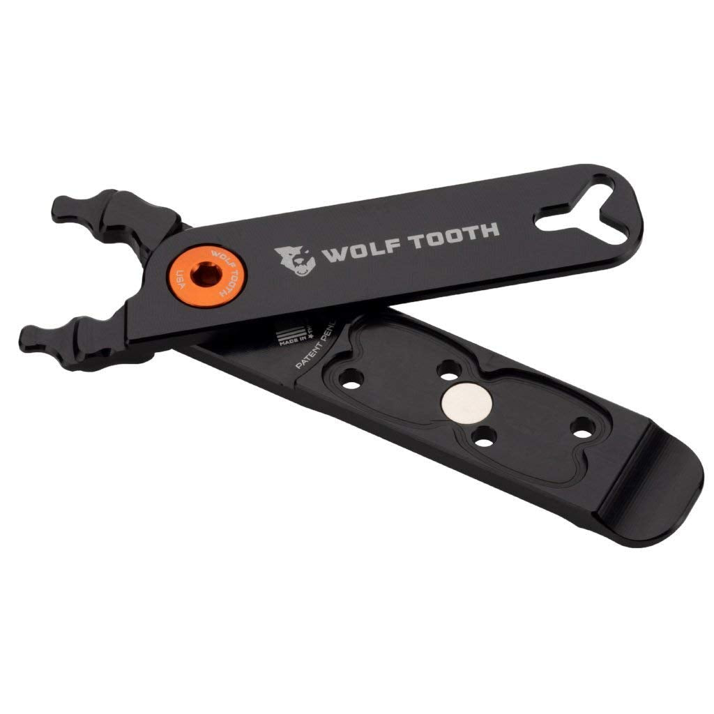 Wolf Tooth Pack Pliers Master Link Combo Chain Tool (Orange