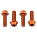 Wolf Tooth Water Bottle Cage Bolts Orange 4 Pieces