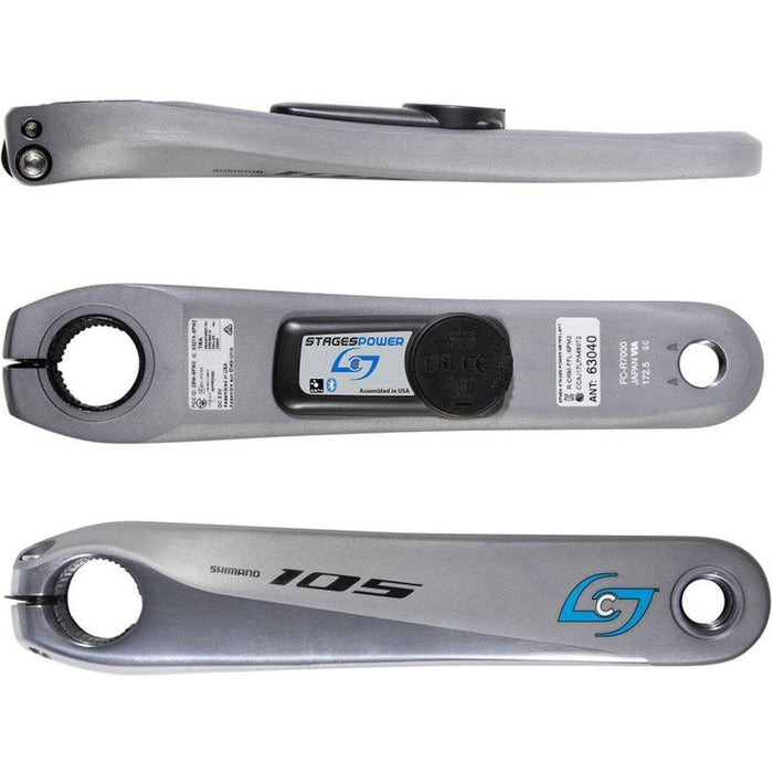 Stages Power L - Shimano 105 R7000 Silver 170mm