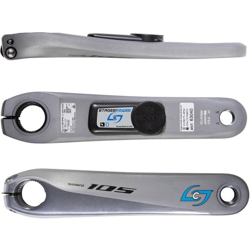 Stages Power L - Shimano 105 R7000 Silver 172.5mm