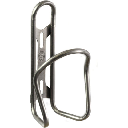 Silca Sicuro Titanium Bottle Cages Silver One Size
