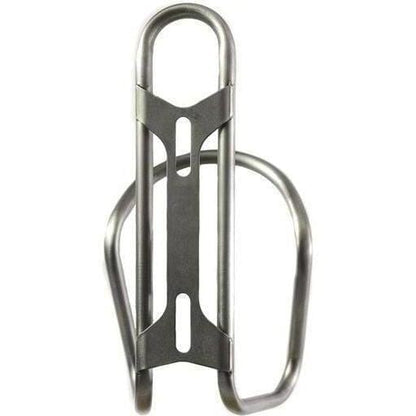 Silca Sicuro Titanium Bottle Cages Silver One Size
