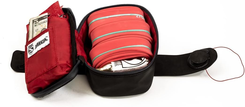 SILCA Mattone Grande | Bicycle Seat Bag secured by BOA Capture System | YKK Waterproof Zipper | 77 Cubic Centimeters of Storage Space | Bike Saddle Bag