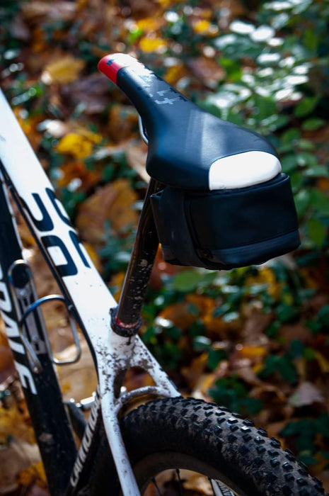 SILCA Mattone Grande | Bicycle Seat Bag secured by BOA Capture System | YKK Waterproof Zipper | 77 Cubic Centimeters of Storage Space | Bike Saddle Bag