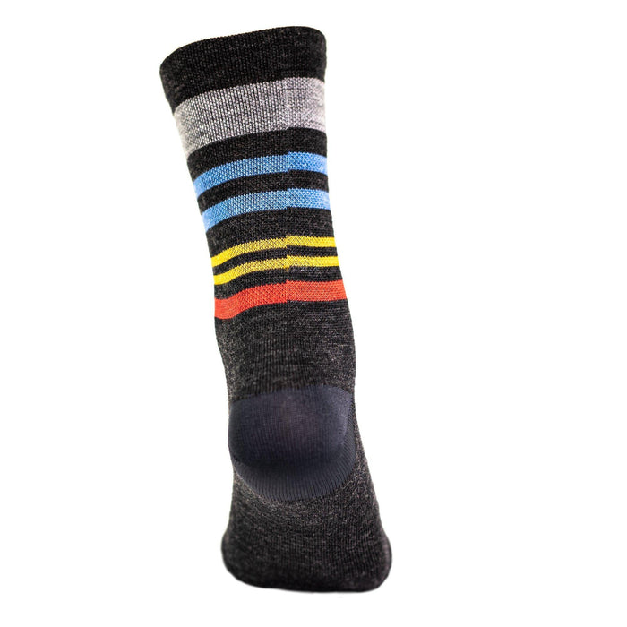 Silca Winter Socks Black/Mondrian Stripes 2XL