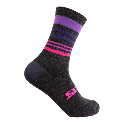 Silca Winter Socks Grey/Pink S/M