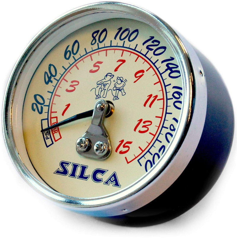 Silca Aeromind LLC: Silca - 210psi Replacement Gauge for Pista SuperPista - White - Uni