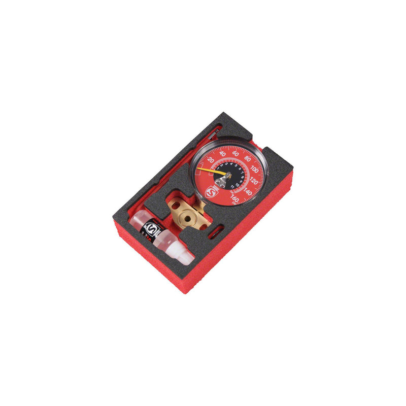 Silca Super Pista Ultimate 160psi High Pressure Gauge Red by Silca