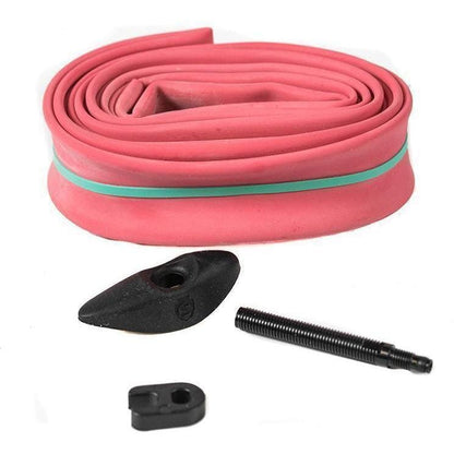 SILCA Premium Latexschlauch 700c | Reifenbreiten 24 mm – 30 mm | leichter schwarzer Aluminium-Ventilschaft 42 mm Länge | Presta-Ventil | Premium-Latex-Innenschlauch