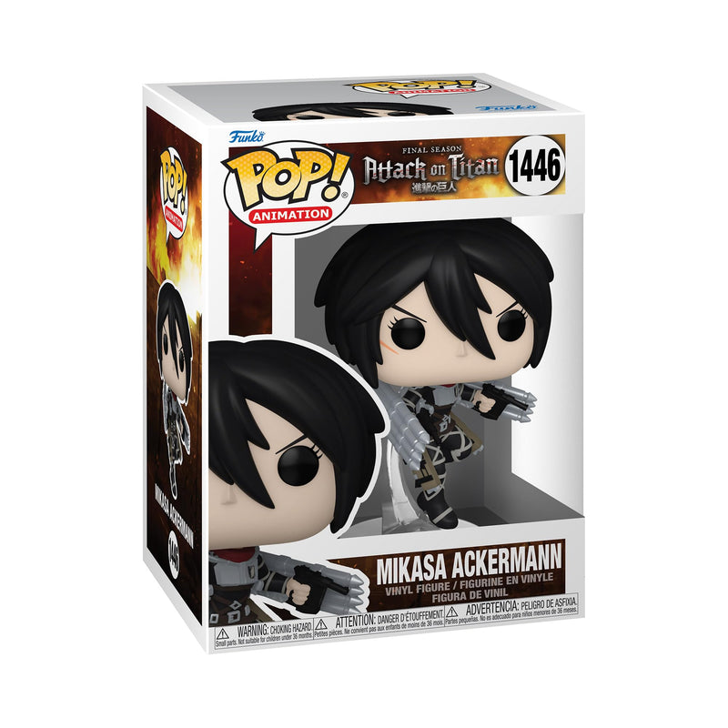 Funko POP! Animation: AoT - Mikasa Ackerman - Attack on Titan - Collectable Vinyl Figure - Gift Idea - Official Merchandise - Toys for Kids & Adults - Anime Fans - Model Figure for Collectors