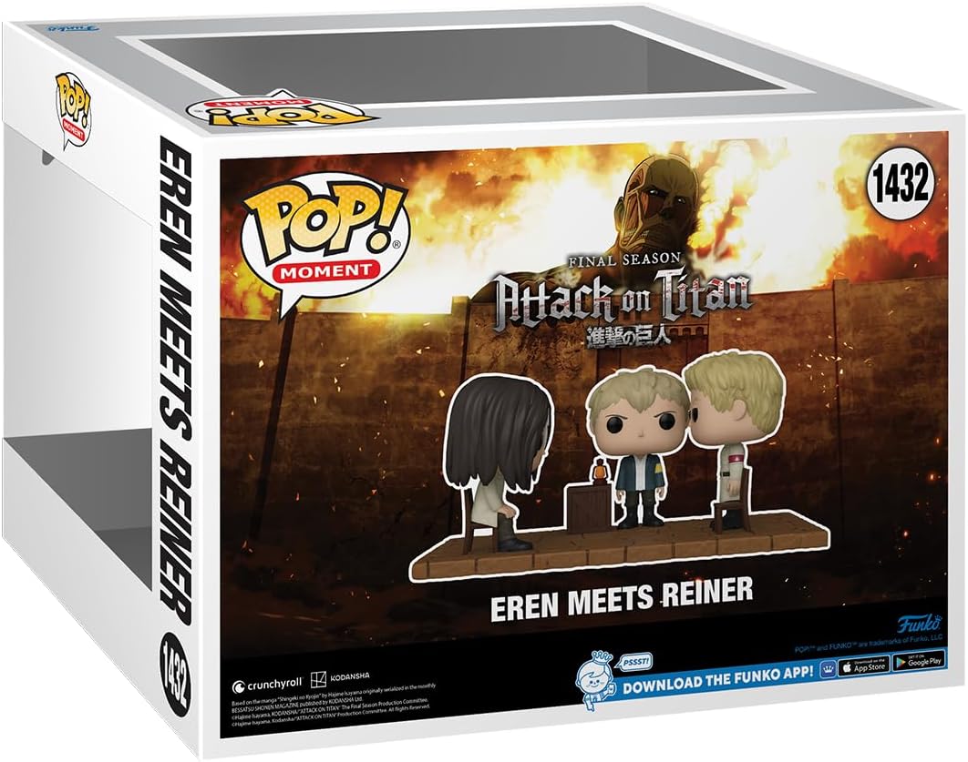 Funko POP! Moment: AoT - Eren Jaeger Meets Reiner - Attack on Titan - Collectable Vinyl Figure - Gift Idea - Official Merchandise - Toys for Kids & Adults - Anime Fans - Model Figure for Collectors