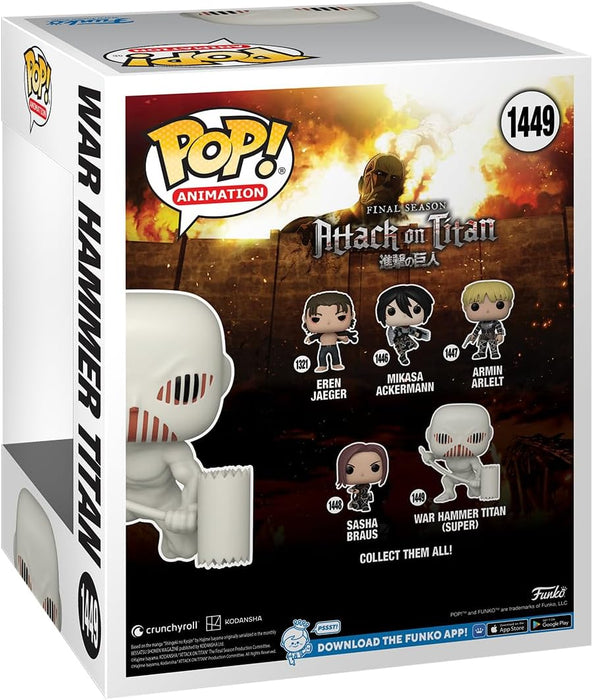 Funko POP! Super: AoT - War Hammer Titan - Attack on Titan - Collectable Vinyl Figure - Gift Idea - Official Merchandise - Toys for Kids & Adults - Anime Fans - Model Figure for Collectors