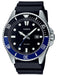 Casio Collection Mens Analogue Quartz Watch Black/Blue