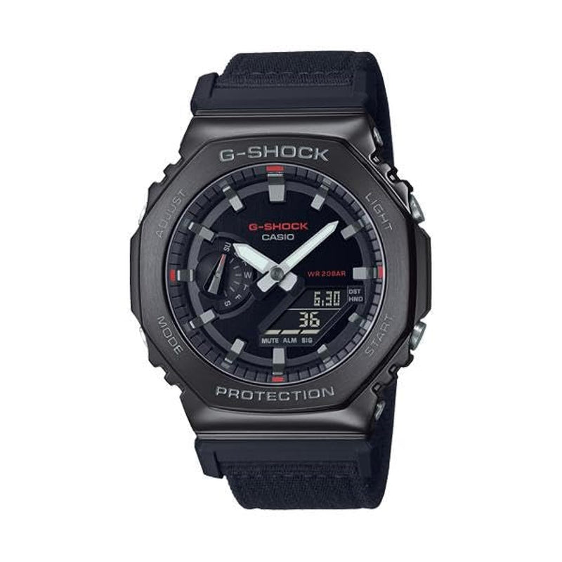 Casio Analog GM-2100CB-1AER, Black/White, Strip