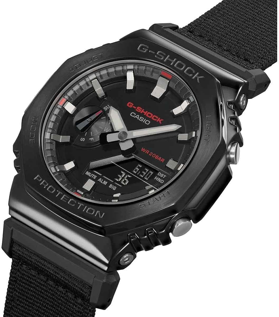 Casio Analog GM-2100CB-1AER, Black/White, Strip