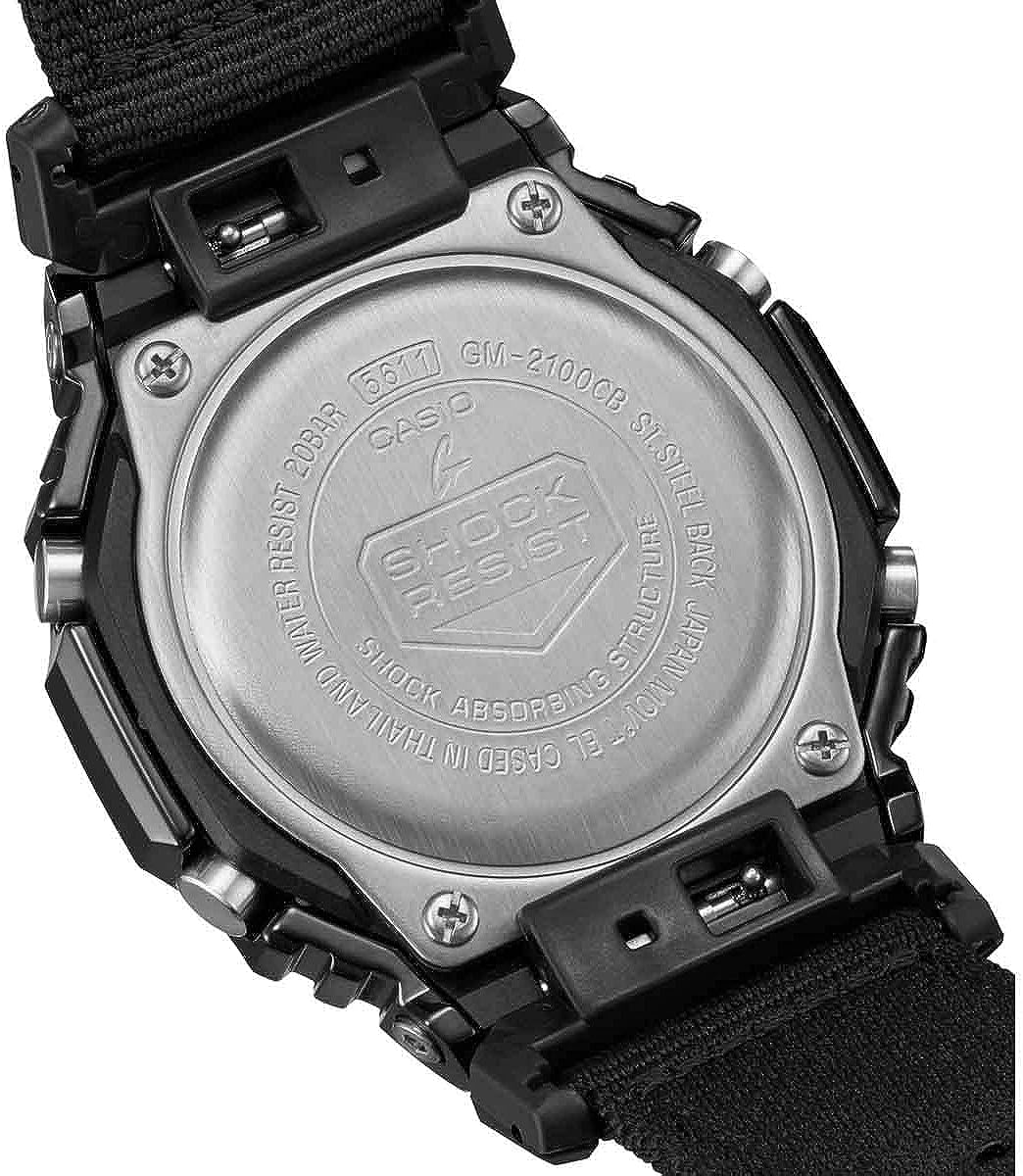 Casio Analog GM-2100CB-1AER, Black/White, Strip