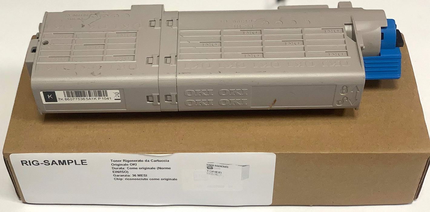 OKI Toner 46490624 for ES5442 ES5463 ES5473 dn MFP - Black - Duration 7.000 Pages A4 (EIN/ISO) - Regenerated - Made In Italy