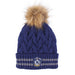 Harry Potter Pom Pom Knitted Hat One Size Ravenclaw - Blue